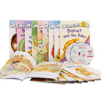 I can read biscuit dog series (18 volumes + CD) English original I can read biscuit collection (Book + CD) graded reading book + Audio parent-child English learning book