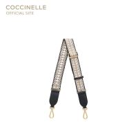 COCCINELLE TRACOLLA NASTRO DESIGN Shoulder Strap 680527 MULT.NOIR/NOIR สายกระเป๋า