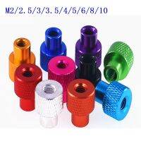 {Haotao Hardware} M2/2.5/3/3.5/4/5/6/8/10สีสัน Knurled อลูมิเนียม Thumb สกรูยึดตำแหน่ง Nut สกรู