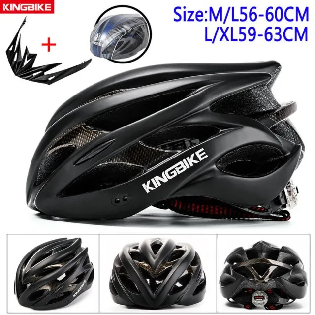 Kingbike Ultralight Red Bicycle Helmet Aero Capacete Road Mtb Mountain