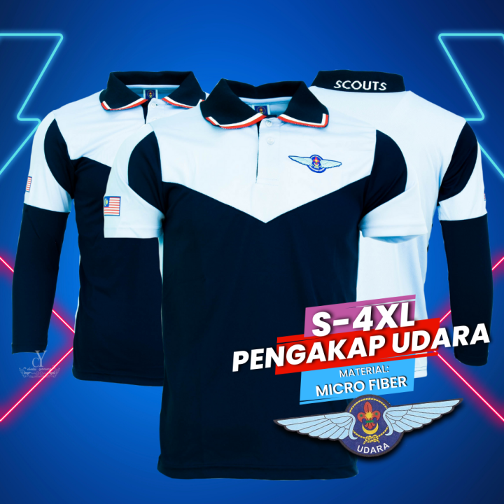 Cy St1006 Tshirt Baju Pengakap Udara Microfiber Tshirt Air Scout