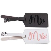 【DT】 hot  Mr&amp;Mrs Embroidery Suitcase Luggage Tag Bag Pendant Travel Accessories Name ID Address Personalized VIP Invitation Label