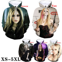 2023ใหม่แฟชั่น3D พิมพ์ Avril Lavigne hoodies ผู้ชาย hoodies ลำลอง hip hop แขนยาว hoodies