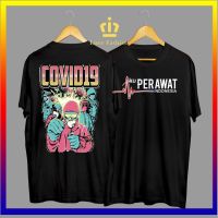 163 ล่าสุด Premium COVID-19 พยาบาลแพทย์ Distro เสื้อยืด 860