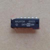 2pcs SN74ALS08N ต้นฉบับใหม่นำเข้าชิ้นส่วนอิเล็กทรอนิกส์ชิป IC สองแถววงจรรวม DIP-14