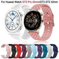 Gelang Silikon Renda Pengganti 20Mm untuk Jam Tangan Huawei GT 3 Pro 43Mm Gelang GT3 GT2 42Mm Honor ES Girl Miss Woman Bertali