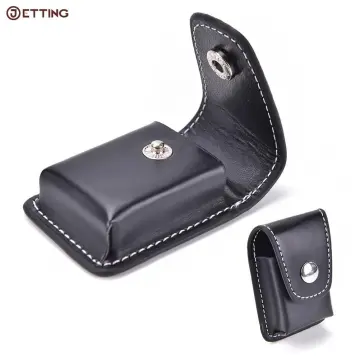 One Leather Cowhide Shell Protective Sleeve For Zippo Windproof Lighter  W1824-16A