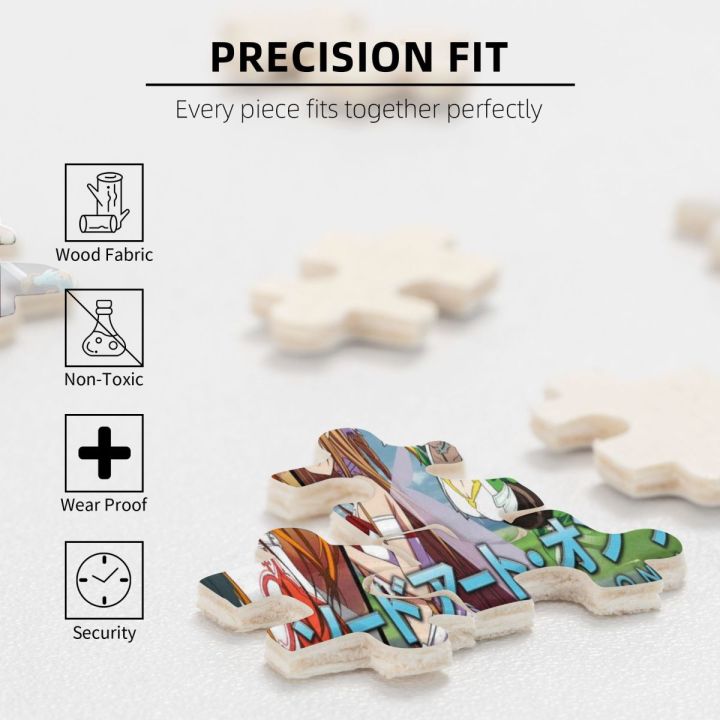 sword-art-online-wooden-jigsaw-puzzle-500-pieces-educational-toy-painting-art-decor-decompression-toys-500pcs