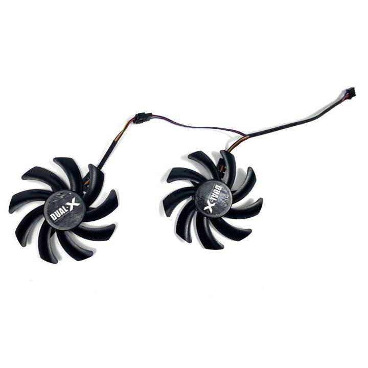 2pcs-new-cooling-fan-85mm-4pin-fdc10h12s9-c-rx5700-5600-5500-xt-gpu-fan-powercolor-amd-radeon-rx-6600-rx-6600xt-video-card-fan