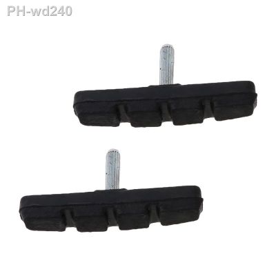 2pcs Brake Pads Silent Rubber V Brake System Bike Parts Bicycle Cycling Safety Blocks MTB Mountain Bike Accessories