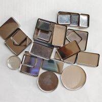 ZZOOI Empty Various size different shape iron metal pan for Magnetic palette