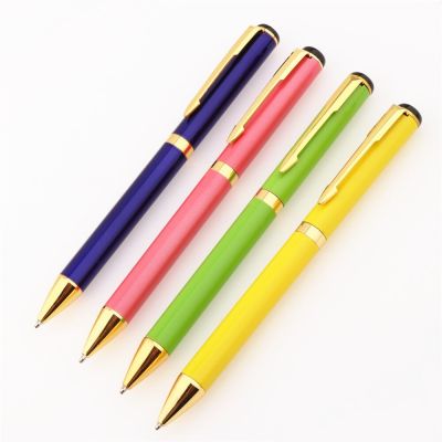 High quality 801 color Student school office stationery Blue ink Medium nib Ballpoint Pen New Pens