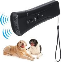 Ultrasonic Double-Head Pet Dog Repeller Anti Barking Dog Trainning Bark Stopping Laser Dog Training Device