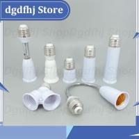 Dgdfhj Shop 65mm 95mm 14cm Flexible AC E27 To 2 E27 bulb Base power Socket plug Converter LED Light Lamp  Extender Holder E27-E27 Adapter