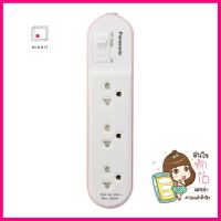 รางปลั๊กไฟ 3 ช่อง 1 สวิตซ์ PANASONIC WCHG24132N 1 ม. สีชมพูPOWER STRIP PANASONIC WCHG24132N 3-OUTLET 1-SWITCH 1M PINK **ใครยังไม่ลอง ถือว่าพลาดมาก**