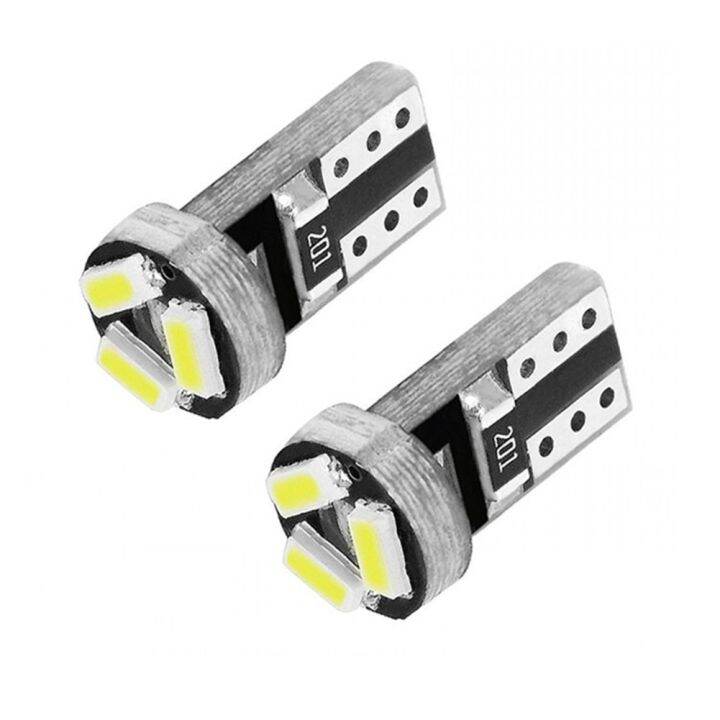 urust-t5ไฟหน้าปัด-led-10ยานยนต์-pcs-2w-800lm-6000k-12v-dc-50000h-หลอดไฟแดชบอร์ด