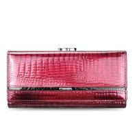 DICIHAYA Brand Genuine Leather Women Wallets Crocodile Print Long Hasp Zipper Wallet Ladies Clutch Bag Purse Female Luxury Purse