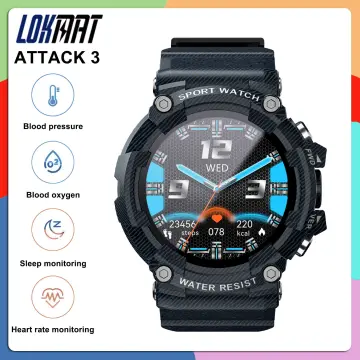 Amazon.com: Chihuo LOKMAT Attack Smart Watch Fitness Tracker Bluetooth  Watches Heart Rate Monitor Sports Waterproof Watch for Android iOS (Black)  : Electronics
