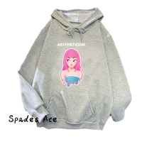 Spades Ace เสื้อฮู้ด เสื้อแขนยาวอบอุ่น หลวมและสบาย สไตล์ ชิค ล้ำสมัย คลาสสิค WWY230009K 41Z231009