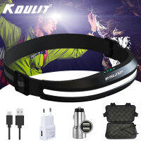 KDULIT ใหม่ USB ชาร์จไฟวิ่งไฟหน้า COB Multi-Mode Work Light Outdoor แคมป์ปิ้งน้ำท่วมไฟหน้า