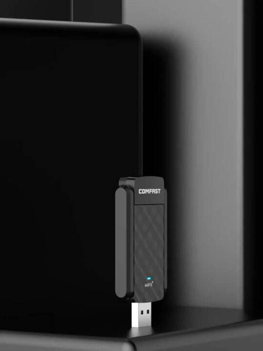COMFAST WiFi 6 USB Adapter Dual Band AX1800 USB3.0 Wireless WiFi Dongle Drive Free Network Card