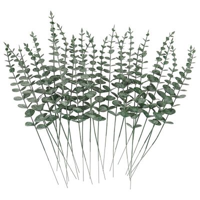 30 Pcs Artificial Eucalyptus Stems, Farmhouse Eucalyptus Leaves Decor for Wedding Centerpiece Home Flowers Arrangement