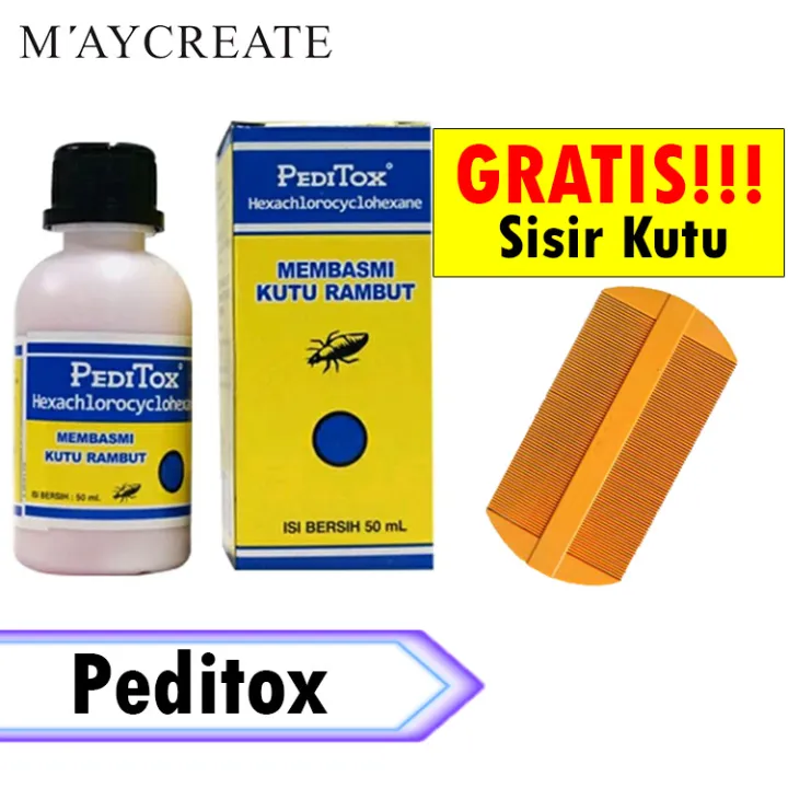 Paket Hemat Peditox Obat Kutu Dan Telurnya Peditok Peditox Obat Kutu Rambut Anak Dan Dewasa Pembasmi Kutu Perawatan Kutu Penghilang Kutu Gratis Sisir Serit Kutu Dan Telur Lazada Indonesia