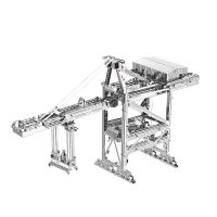 MMZ MODEL NANYUAN 3D Metal puzzle Crane Assembly Model DIY 3D Laser Cut Model puzzle toys gift for adult