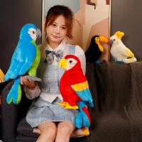 Parrot Stuffed Animal Plush Colorful Plush Stuffed Animals Simulation Bird Plush Toy Doll Gifts For Kids Plush Stuffed Animals Bird Plush Toy Doll Gifts For Kids Bird Stuffed Animals Gift For popular