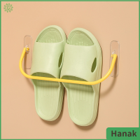 Hanak รองเท้าพลาสติกแบบเรียบง่ายที่วางของติดผนังรองเท้าแตะชั้นกันน้ำรองเท้าผ้าใบออแกไนเซอร์สำหรับห้องนอนห้องน้ำ