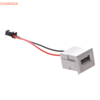 ?【Lowest price】CHANGDA 1PC USB-3 Golden White rcuate Surface USB 2.0 SOCKET FEMALE TO FEMALE jacks PANEL MOUNTING Electronic CONNECTOR