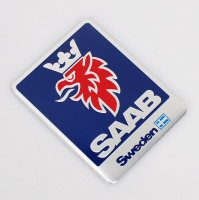 เพจโลโก้ ซาบ งานอลูมิเนียม Aluminum Car Body Sticker Emblem Badge Decal Styling Accessories Logo For SAAB