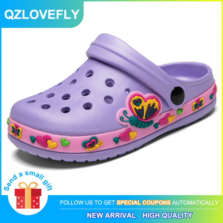 qzlovefly-รองเท้าแตะสำหรับเด็ก-รองเท้าแตะนิ่มสวมใส่สบายน้ำหนักเบาลายการ์ตูนแฟชั่นสำหรับเด็กชายและเด็กหญิงสำหรับฤดูร้อน