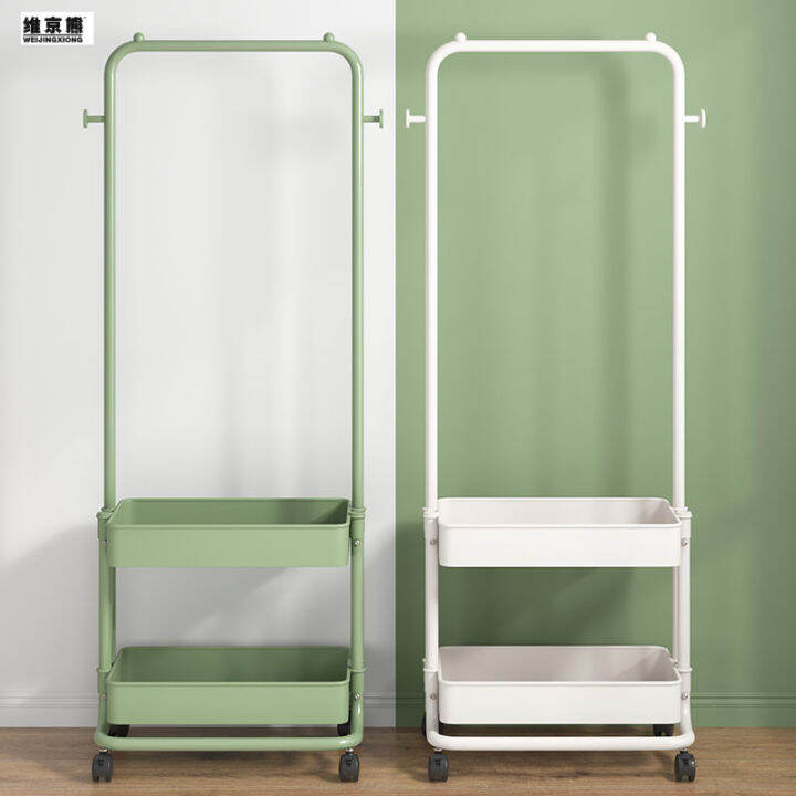 {Wardrobe helper} Trolley Clothes Hanger Floor Home Standing Bedroom