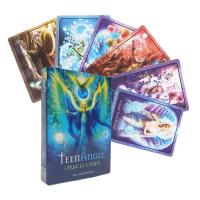 Tarot Cards Teen Angel Oracle Mysterious and Portable Psychological Oracle Deck for Divination Cards Game and Board Game for Party Favor fit