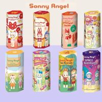 Genuine Sonny Angel Blind Box Fun Animal Series Cosmic Christmas Pajamas Series Music Town Cute Mini Doll Model Gift for Girls