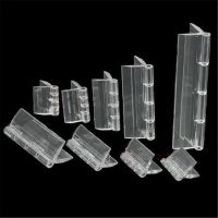 10pcs 4 Sizes Durable Clear Acrylic Folding Hinges Transparent Plexiglass Hinges 25mm*33mm  30mm*33mm  45mm*38mm  65mm*42mm