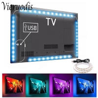 5V LED Strip Light Backlight USB 2835 SMD HD 1M 2M 3M 5M เทปโคมไฟไดโอดยืดหยุ่น PC โต๊ะหน้าจอ RGB Home ตกแต่ง *