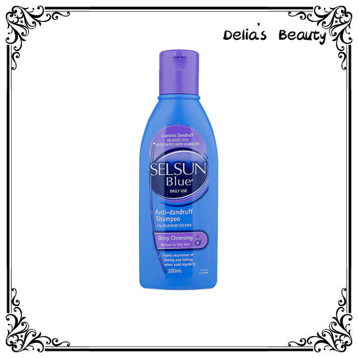【100% Authentic】Selsun Blue Deep Cleansing Anti Dandruff Shampoo 200ml ...