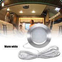 12V Recessed Ceiling Light Led Lamp Round Shape Ultra Thin Interior Lighting Small Downlight for car RV trailer camper boat