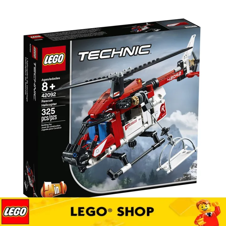 【Genuine license】 LEGO® Technic Rescue Helicopter 42092 Build Set (325 ...