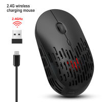 SeenDa Rechargeable 2.4G Wireless Mouse RGB Light Honeycomb Gaming Mice for Desktop PC Notebook Laptop Gamer Mause