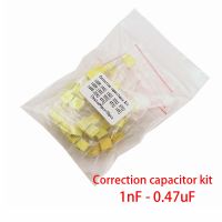 ✢▼❧ 50pcs Correction capacitor kit 10 Value Polypropylene Safety Plastic Film Capacitor Kit 100V 1nF - 0.47uF