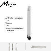 Scaler อากาศอัลตราโซนิกทันตกรรมที่มี3เคล็ดลับการทำความสะอาดฟัน24หลุม Handpiece ขาวทำความสะอาดฟัน