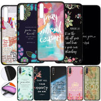 อ่อนนุ่ม Phone ปก เคสโทรศัพท์ J178 N32 Bible Verse Jesus Christmas Aesthetic Refuge Saying Coque หรับ Samsung Galaxy A11 A12 A31 A71 A51 A21S A50 A10 A20 A30 A20S A30S A52 A50S A10S A70 A02S M02 A02 A04S A32 4G 5G A03S A52S A04 ซิลิโคน Casing