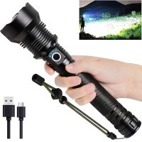 250000 Lumens Super Bright LED Flashlight 5 Modes &amp; Waterproof Powerful Handheld Flashlight for Camping Emergencies