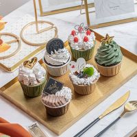 【CW】 Simulation cake model fake cream cupcake ins gourmet photography props window decoration dessertdecoration