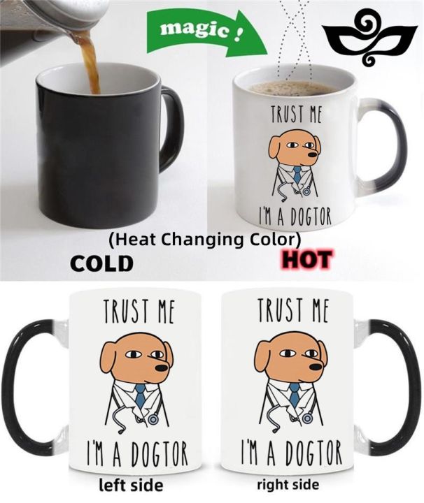 high-end-cups-ตลกหมอแก้วฉัน39-m-สุนัขอารมณ์ขันสุนัขถ้วยเซรามิก-mugen-ชาศิลปะเมจิกความร้อนเปลี่ยนสีแก้วกาแฟพยาบาลของขวัญโรงพยาบาลถ้วย