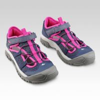 Childrens hiking sandals MH150 TW blue pink - JR size 10 TO 6