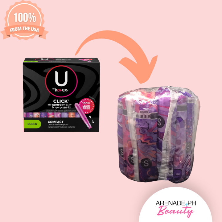 U by Kotex Compact Unscented Tampons Super 32 Count Lazada PH
